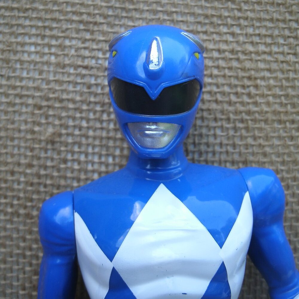 Power Rangers Blue Ranger Plastic Figure Hasbro 2020 - Picture 9 of 14